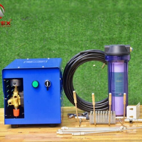 Bộ phun sương cao áp Fujitex 50 béc phun + cây gắn