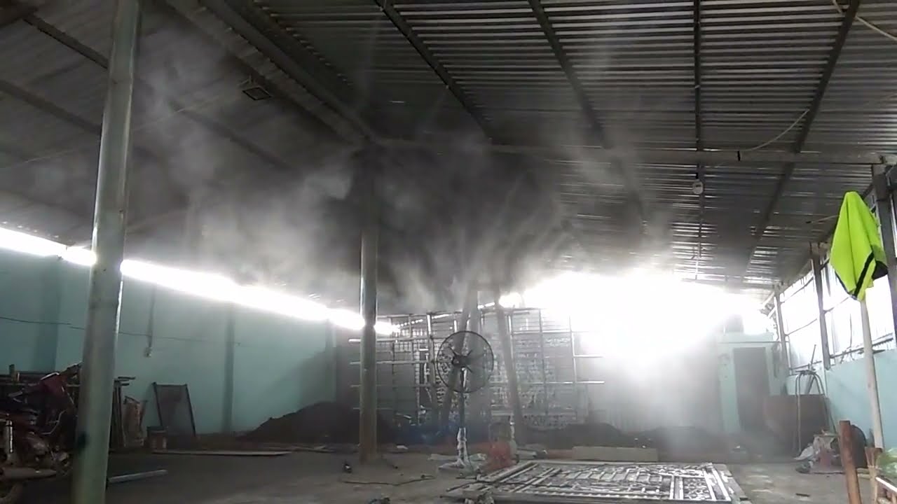 Phun Sương Làm Mát Giải Pháp Hiện Đại Cho Nhiệt Độ Cao